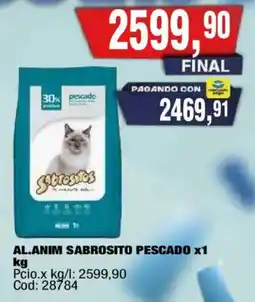 Maxiconsumo Sabrositos alimento para gato pescado oferta