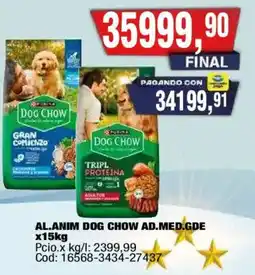 Maxiconsumo Dog chow gran comienzo dog chow tripl proteina oferta