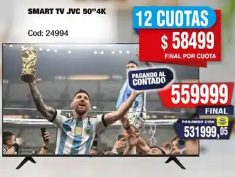 Maxiconsumo Jvc smart tv 50"4k oferta