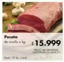 Disco Peceto de novillo x kg oferta