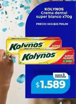 Supermayorista Vital Kolynos - crema dental super blanco oferta