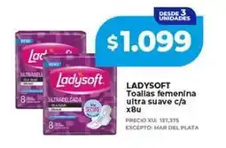 Supermayorista Vital Ladysoft - toallas femeninas oferta