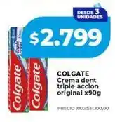 Supermayorista Vital Colgate - crema dent triple accion original oferta