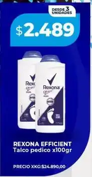 Supermayorista Vital Rexona - talco pedico oferta
