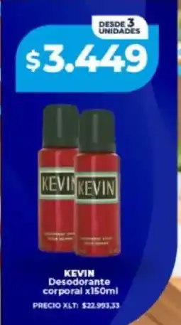Supermayorista Vital Kevin desodorante corporal oferta