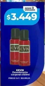 Supermayorista Vital Kevin - desodorante corporal oferta