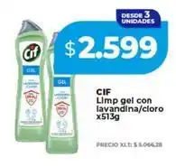 Supermayorista Vital Cif - limp gel con lavandina/cloro oferta