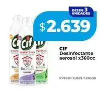 Supermayorista Vital Cif - desinfectante aerosol oferta