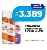 Supermayorista Vital Ceramicol - lustramueble aerosol oferta