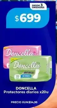 Supermayorista Vital Doncella - protectores diarios x20u oferta