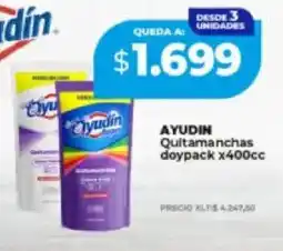 Supermayorista Vital Ayudin quitamanachas doypack oferta