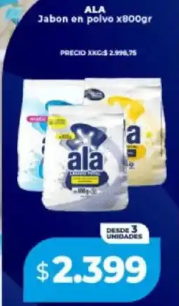 Supermayorista Vital Ala jabon en polvo oferta