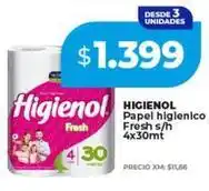 Supermayorista Vital Higienol - papel higi lenico fresh s/h oferta