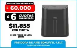 Supermayorista Vital 66 - freidora de aire oferta