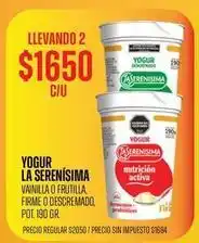 Supermercados Vea La serenísima - yogur oferta