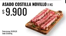 Super MAMI Asado costilla novillo oferta