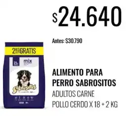 Super MAMI Sabrositos alimento para perro adultos carne pollo cerdo oferta