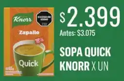 Super MAMI Knorr sopa quick oferta