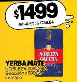 Diarco Nobleza gaucha yerba mate oferta