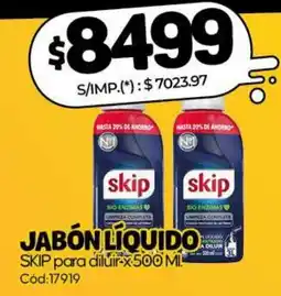 Diarco Skip jabón líquido oferta