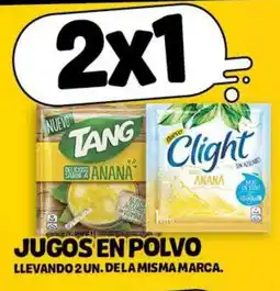 Diarco Tang o Clight jugos en polvo oferta