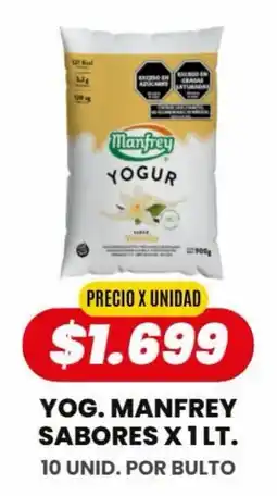 Autoservicio Capo Manfrey yogur oferta