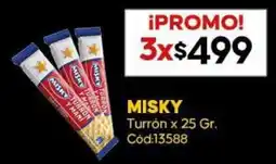 Diarco Misky turrón oferta