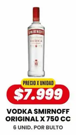 Autoservicio Capo Vodka smirnoff original oferta