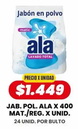 Autoservicio Capo Ala jabón en polvo oferta