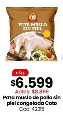 Coto Coto pata muslo de pollo sin piel oferta
