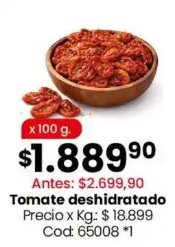 Coto Tomate deshidratado oferta