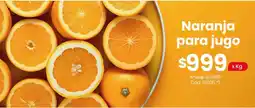 Coto Naranja para jugo oferta