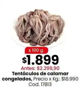Coto Tentáculos de calamar congelados oferta