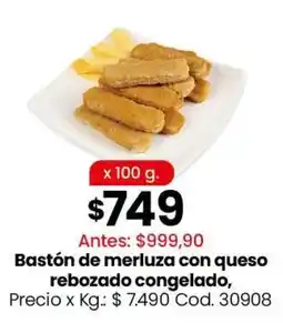Coto Bastón de merluza con queso rebozado congelado oferta