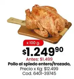 Coto Pollo al spiedo entero/trozado oferta