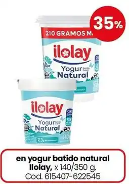 Coto Ilolay yogur batido natural oferta