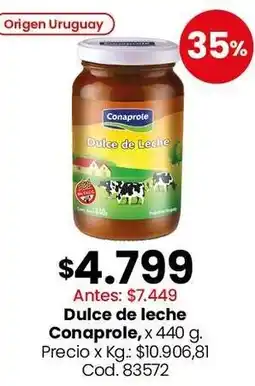 Coto Conaprole dulce de leche oferta