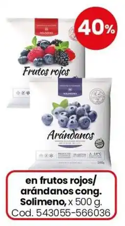 Coto Solimeno frutos rojos/arándanos cong. oferta