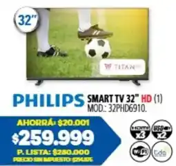 Casa del Audio Philips smart tv 32" oferta