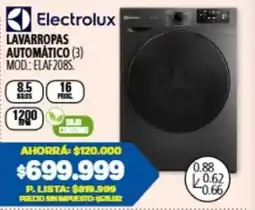 Casa del Audio Electrolux lavarropas automático oferta