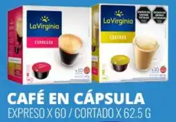 Supermercados Tadicor Lavirginia café en cápsula expreso oferta