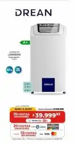 Cooperativa Obrera Drean lavadora oferta