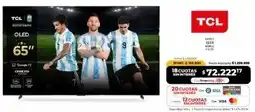 Cooperativa Obrera TCL TV OLED 65" oferta