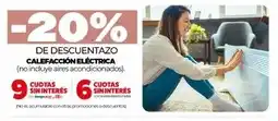 Cooperativa Obrera Calefacción eléctrica oferta
