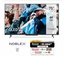 Cooperativa Obrera Noblex tv 75 pulgadas oferta