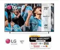 Cooperativa Obrera LG TV 75 pulgadas oferta