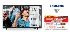 Cooperativa Obrera Samsung smart tv 43" fhd oferta