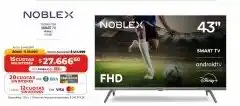 Cooperativa Obrera Noblex tv 43 oferta