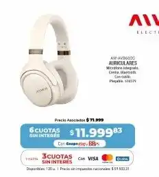 Cooperativa Obrera Aiwa auriculares oferta