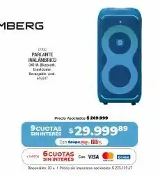 Cooperativa Obrera Stromberg parlante inalámbrico oferta
